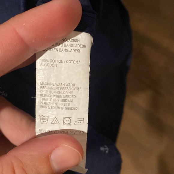 Mens Izod short sleeve button down - Picture 4 of 4